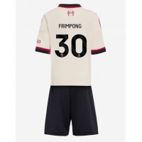 Liverpool Jeremie Frimpong #30 Udebane Trøje Børn 2025-26 Kortærmet (+ Korte bukser)